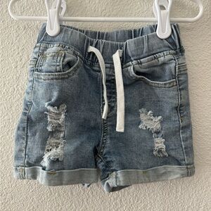 Little Bipsy Distressed Denim Shorts